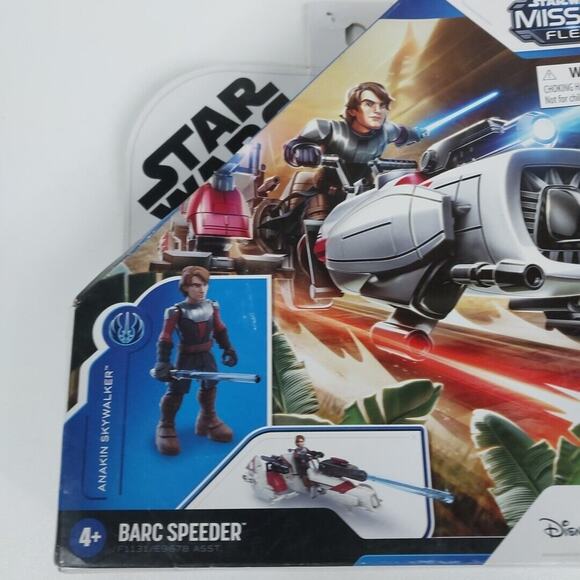 Star Wars Mission Fleet 2020 Anakin Skywalker Barc Speeder Vehicle Sealed New - Picture 2 of 7